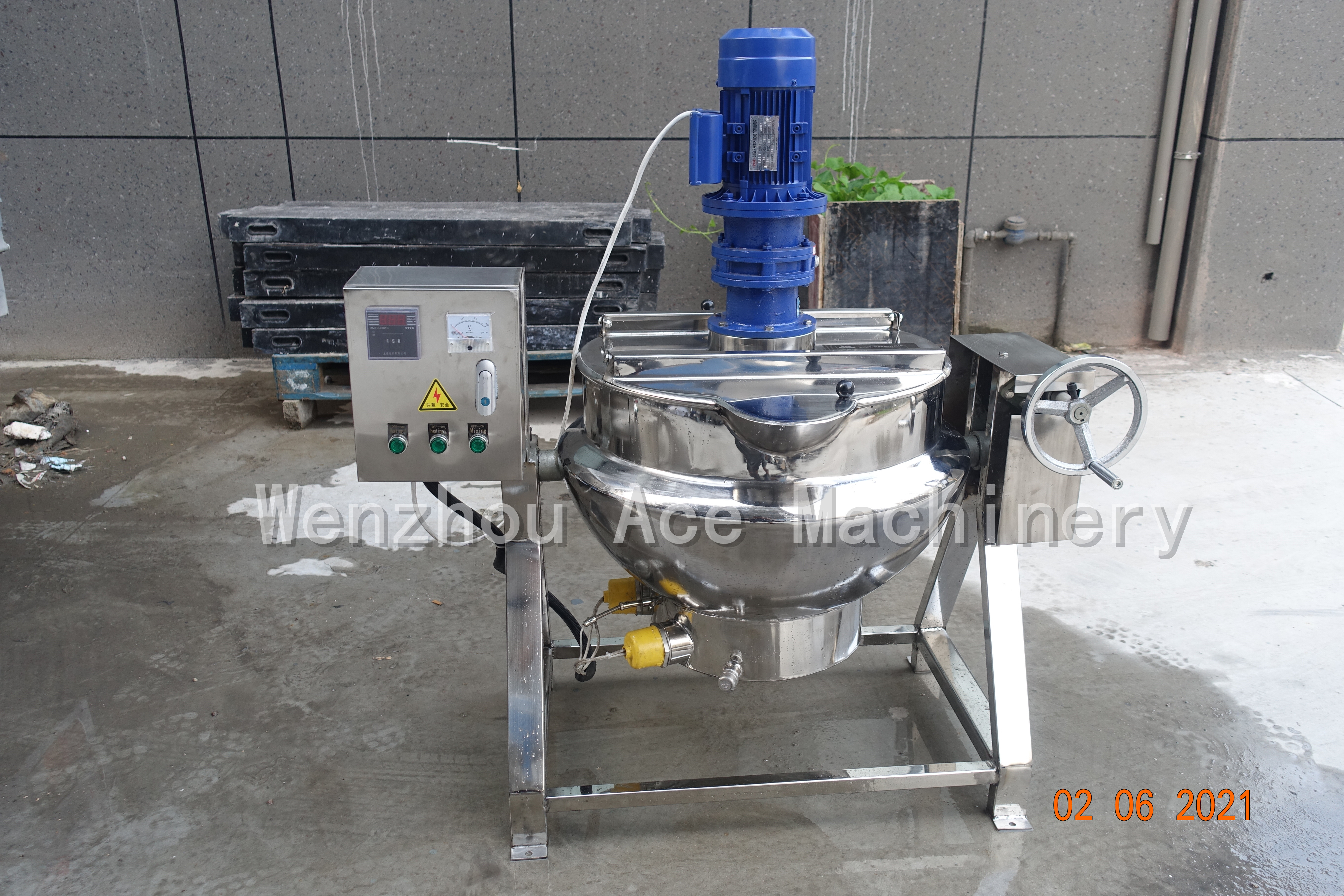 Ace Bean Paste Processing Steel Pressure Legumes Pig Bone Soup Cooking Machine, Sealed Seafood Crab Pneumatic Cooker