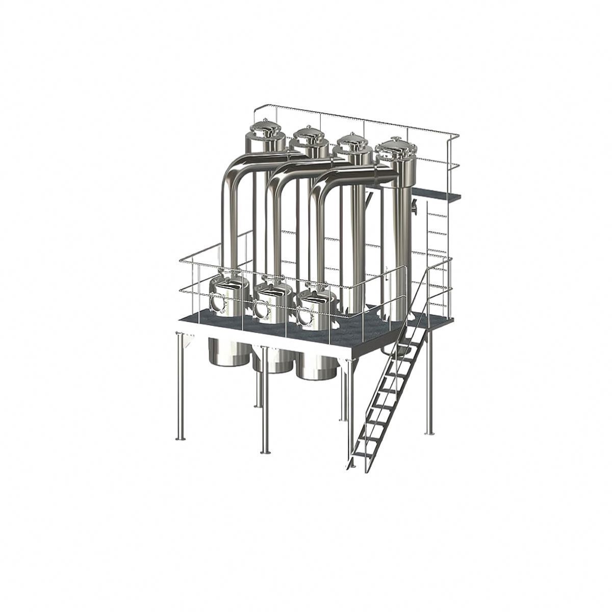 Crystallization Evaporator For Sugar Refinery Syrup Refining System Equipment