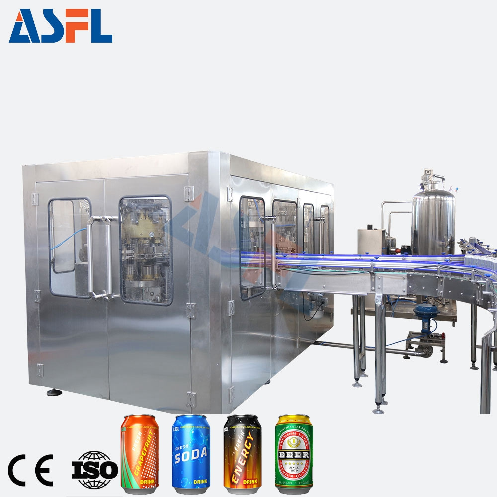 Automatic Juice Can Filling Production Line Drink Can Filler And Seamer Machine Aluminum Tin Can Filling Machine Project