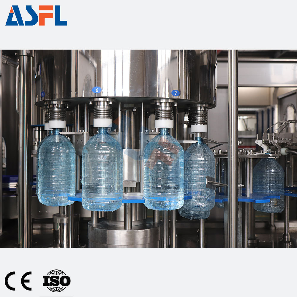 Automatic mineral water 3L 5L 10L bottle wash filling capping machine for big bottle water producing equipment