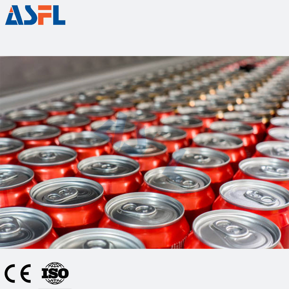 Small Scale Pop Top Carbonated Energy Soft Drinks Red Bull Juice Aluminum Cans Beverage Canning Filling Machine