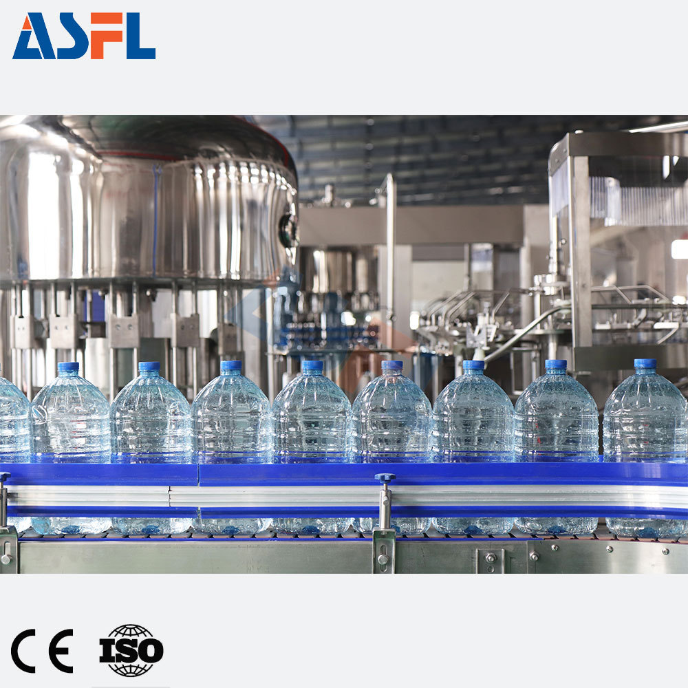 Automatic mineral water 3L 5L 10L bottle wash filling capping machine for big bottle water producing equipment