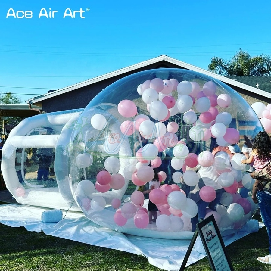 2023 New Design Inflatable Bubble Igloo Tent Clear PVC Dome Tent for Outdoor Party and Event Use Model Tent