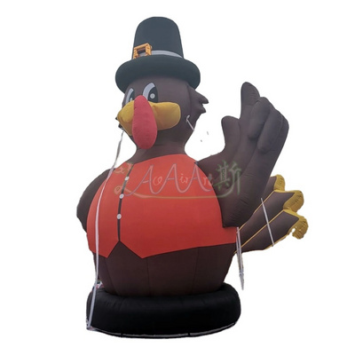 Custom Giant Inflatable Advertising Turkey Model For Thanksgiving Decoration