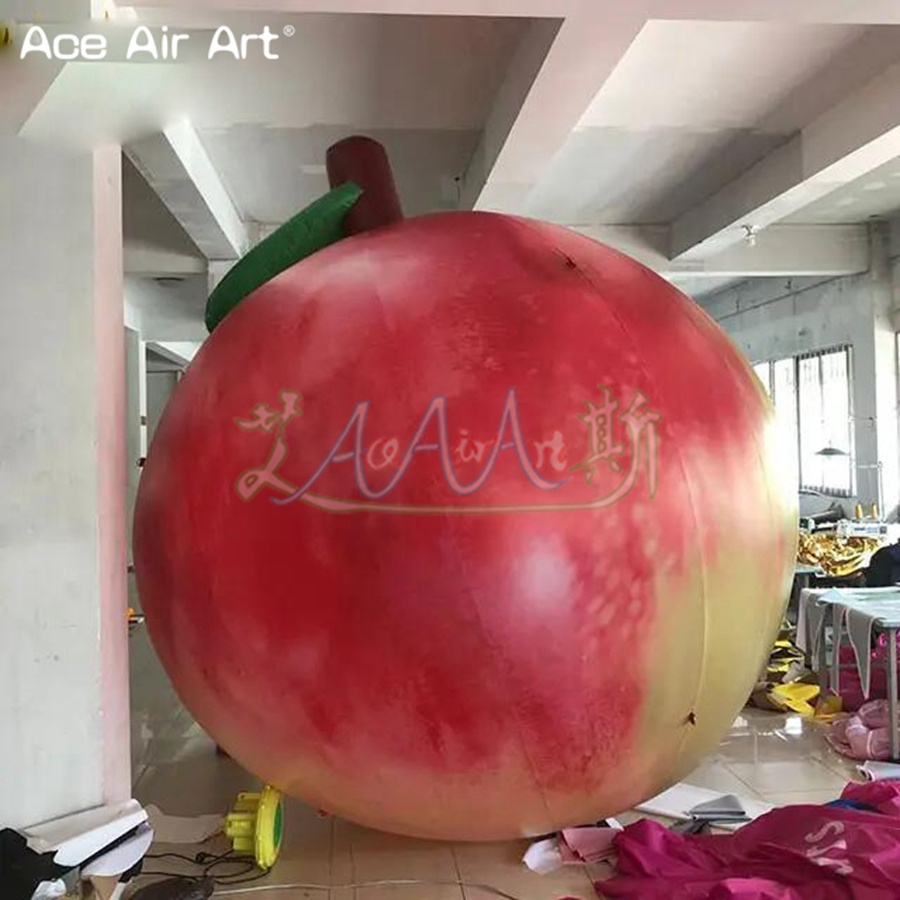 Giant Inflatable Peach Fruit Models for Outdoor Advertising Decoration Promotion