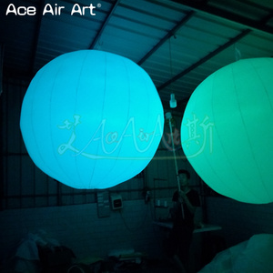 Inflatable Balloons Giant Inflatable LED Light Ball Calling Sphere with Blower for Club Bar Entertainment Advertising