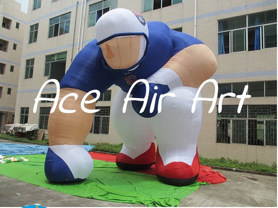 new giant Inflatable football player for sale sport advertising made in China