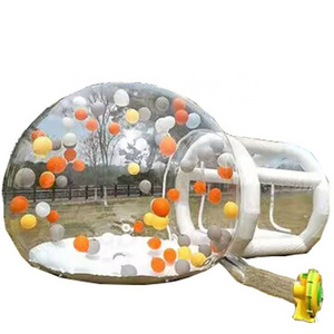 2023 New Design Inflatable Bubble Igloo Tent Clear PVC Dome Tent for Outdoor Party and Event Use Model Tent