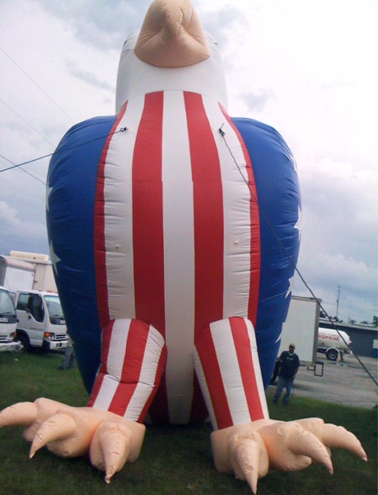 Inflatable American Eagle Animal Inflatable Giant Eagle Cartoon Characters Balloon for Outdoor Parade Display Events