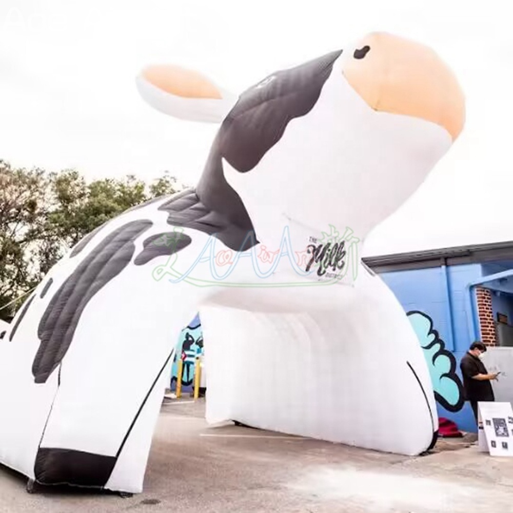 Giant Inflatable Cow Tent Event Party Dome Animal Archway Entrance for Farm Decoration or Display