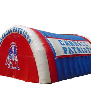 Waterproof Inflatable Arch Tunnel Tent for Outdoor Events Folding Entrance for Parties Weddings with Printed Stadium Seat Gaming