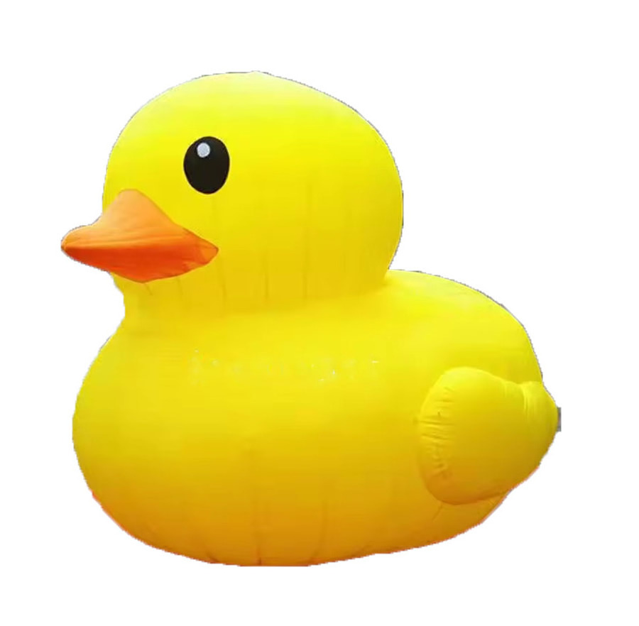 3M High Quality Giant Yellow Duck Inflatable Advertising Toy for Outdoor Square Display Christmas Games