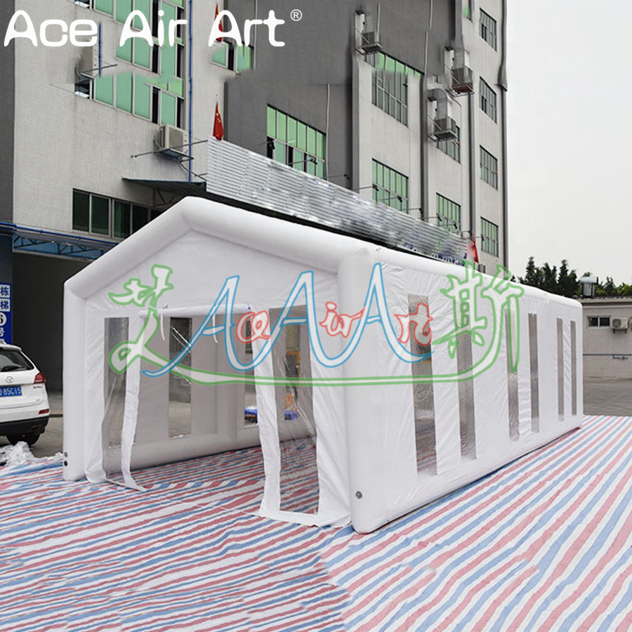 High Quality White PVC Inflatable Wedding Tent Waterproof Canopy With Air Pump For Outdoor Party/Exhibition/Camping