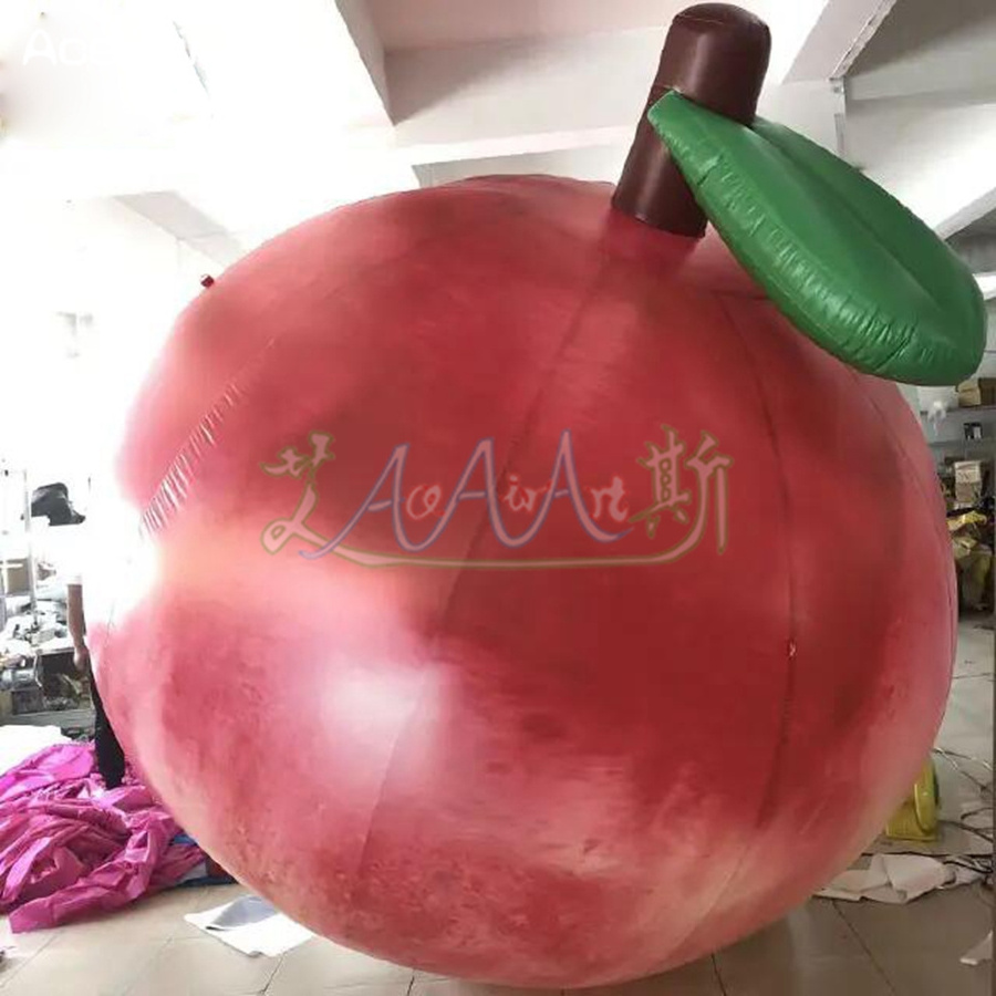 Giant Inflatable Peach Fruit Models for Outdoor Advertising Decoration Promotion