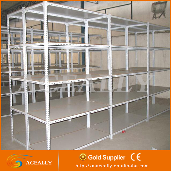 galvanized powder coated steel wholesale cookie slotted angle post for angle shelves with boils andf nuts and corner plates