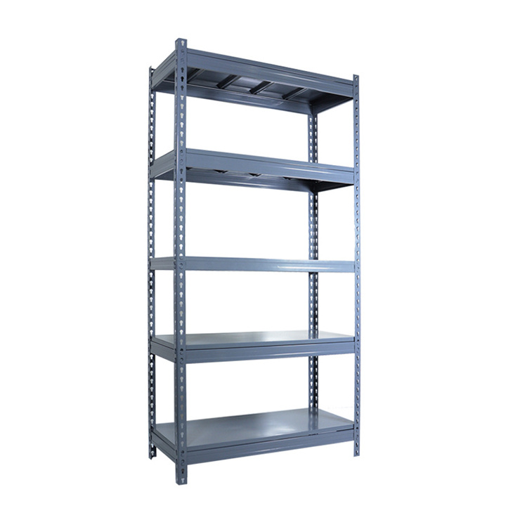 Boltless garage warehouse rack /5 -tier adjustable display metal storage shelf