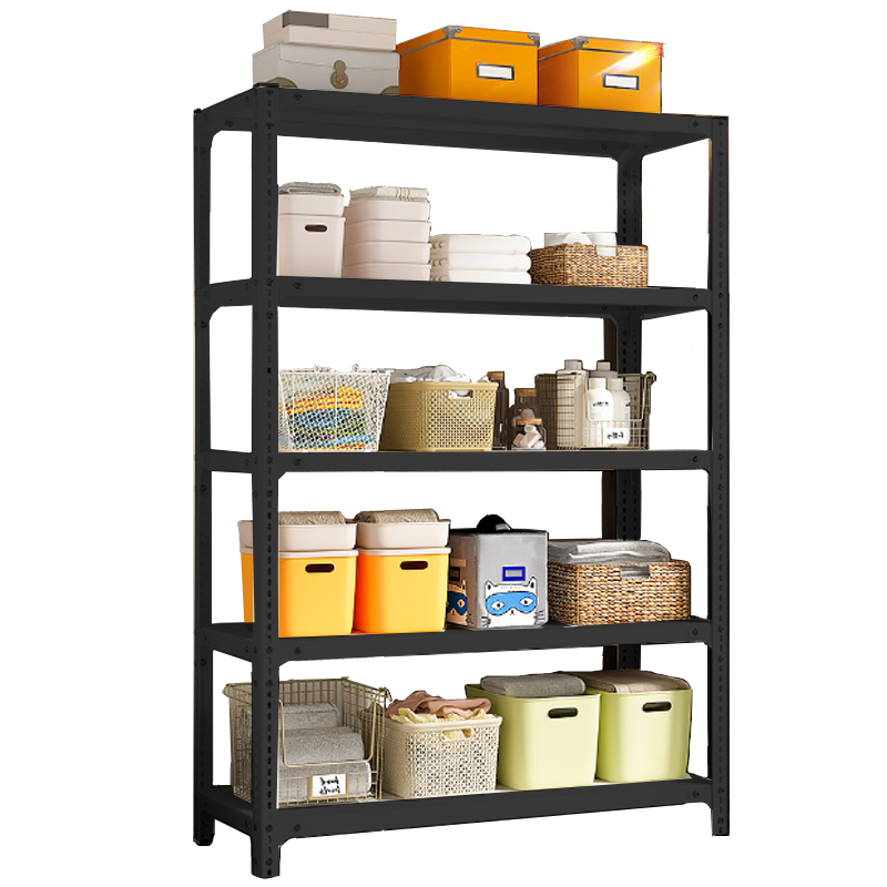 Wholesale Easy To Assemble Stock Pile Shelves Metal Steel 5layers Boltless Racking Stacking Storage Shelf Racks For Garage