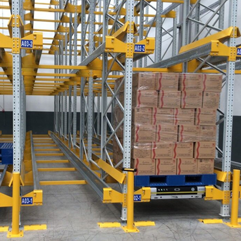 Customized Used High Quality Steel Heavy Duty Automatic Storage System Shuttle Pallet Rack for Warehouse