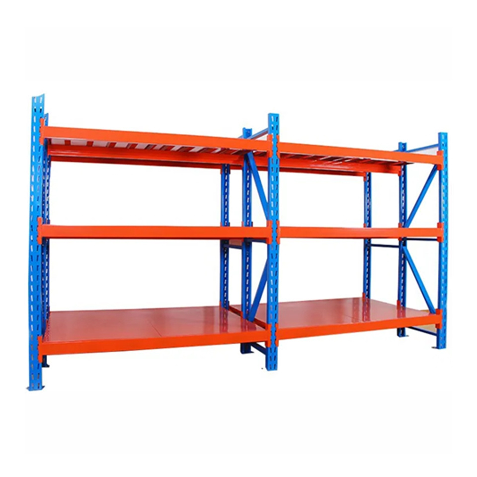 Warehouse storage racks 4 layer 200KG factory long span industrial metal shelves racking