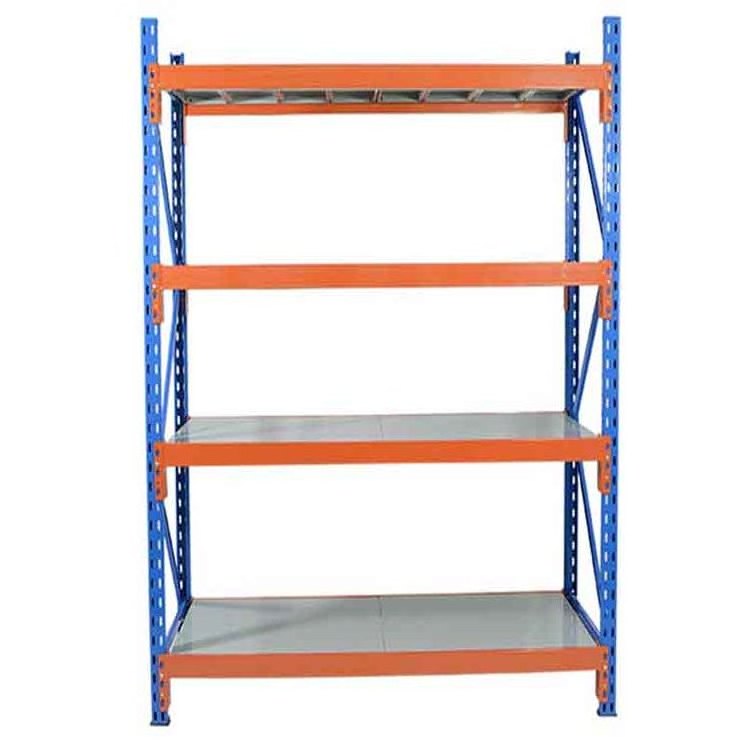 Warehouse storage medium duty rack system shelving hot seller 4 tier longspan shelving