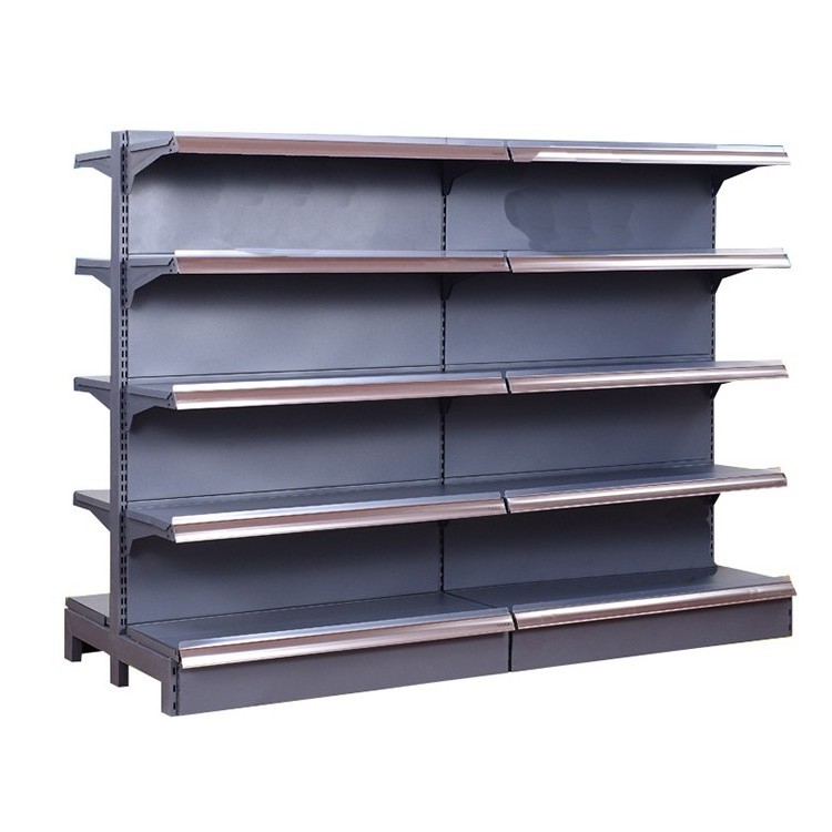 commercial shelf metal shelving gondola supermarket vegetable and fruit display shelves