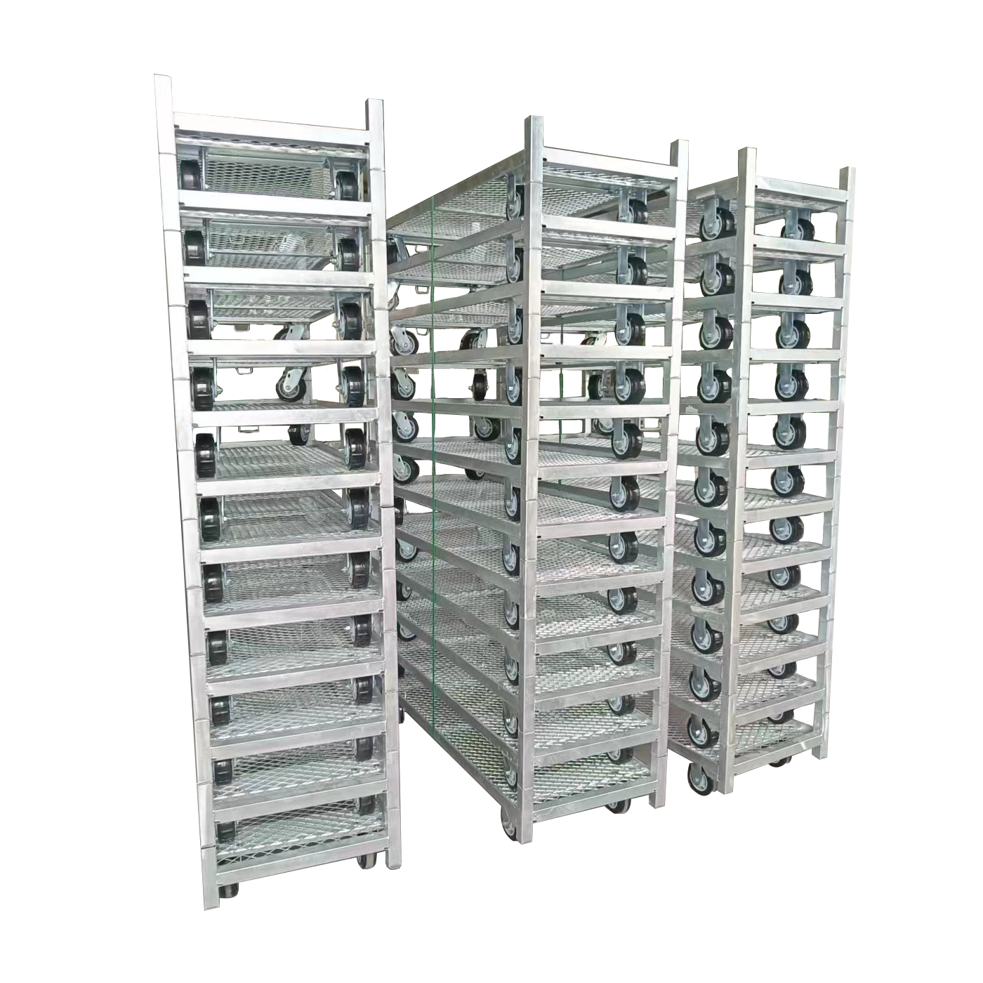 Brand New Products 2023 Outdoor Garden Centre Greenhouse Flower Cart Horticultural Steel Nursery Danish Plant Cc Trolleys