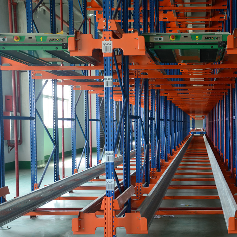 Customized Used High Quality Steel Heavy Duty Automatic Storage System Shuttle Pallet Rack for Warehouse