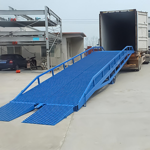 Custom Container Loading And Unloading Ramps Suppliers Shipping Iron Car Pallet Truck  Container Loading Dock Ramp Mobile