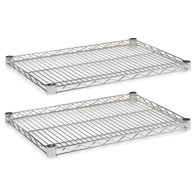 Durable 6-layer Adjustable Customized Size Chrome Wire Shelving for Kitchen Bathroom