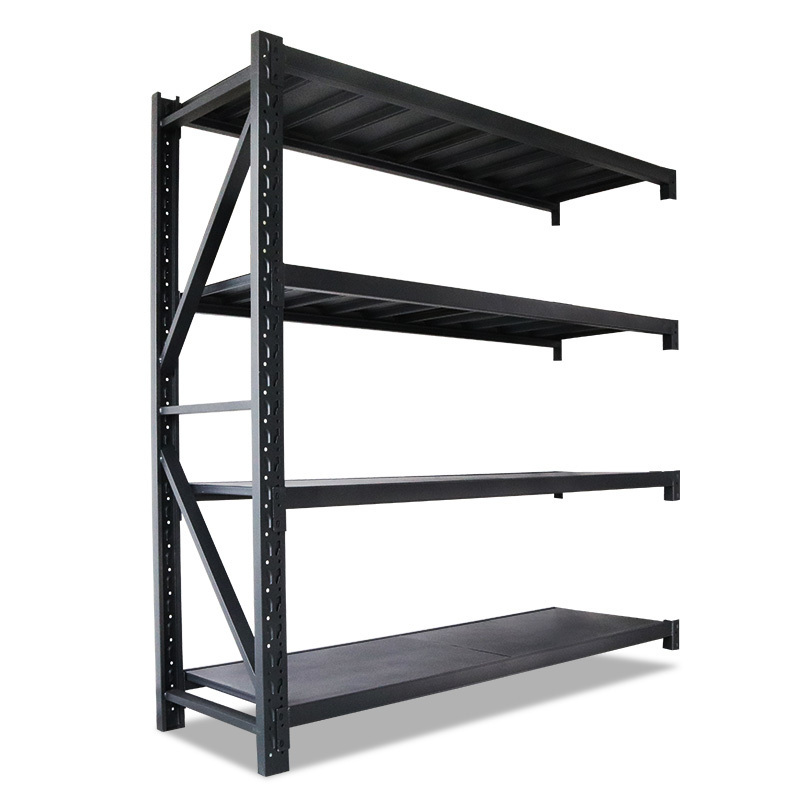 Custom Selective medium Duty Warehouse Rack Storage Shelf Steel Rack Stacking Racks Dry Goods Storage Shelf Commercial