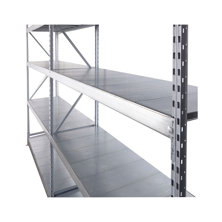 Warehouse storage medium duty rack system shelving hot seller 4 tier longspan shelving