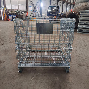 Stackable Wire Mesh Cage or stillage cage for racking system