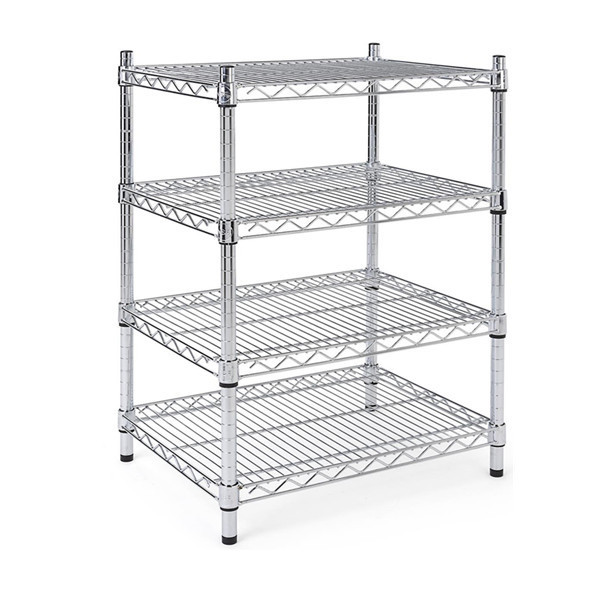 Durable 6-layer Adjustable Customized Size Chrome Wire Shelving for Kitchen Bathroom