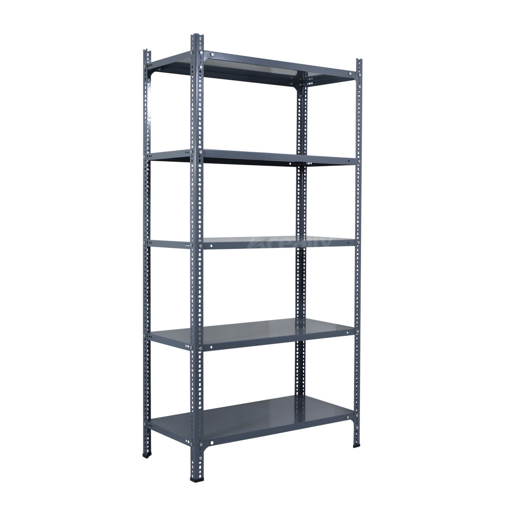 Light duty metal storage shelving adjustable shelves file shelf rack angle slotted shelving