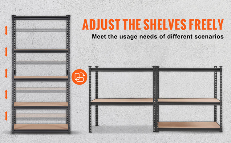 2000 lbs Capacity,Garage Shelving Unit Storage Boltless Rack Metal Shelves for Kitchen Garage Office