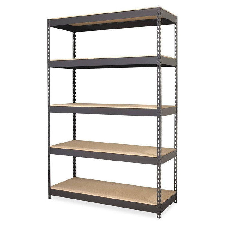 Boltless garage warehouse rack /5 -tier adjustable display metal storage shelf