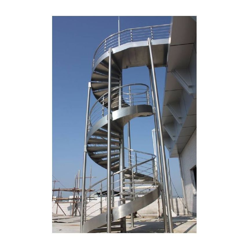 Spiral Staircase Outdoor Modern Staircase Design Steel Metal Staircase for Outdoor