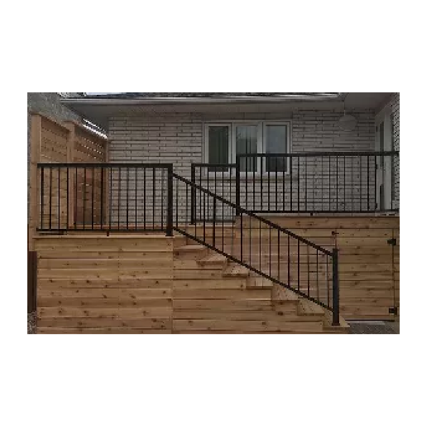 cheap picket fencing railing for outdoor stair