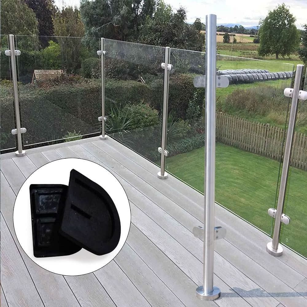 ACE Balustrades Stainless Steel Cheap Glass Balcony Railing 10Mm Tempered Glass Railing