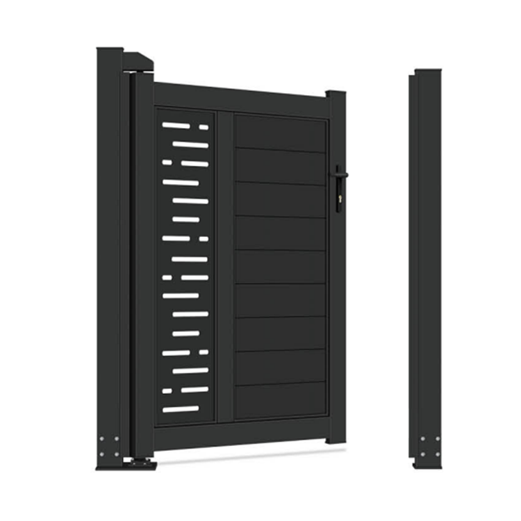 Ace High Quality Design Powder Coated Aluminium Swing Gate Sliding Main Gate and Slat Fence