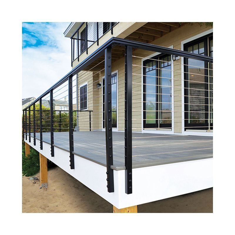 Modern Design Wire Railing Balustrade Stainless Steel Cable Railing For Deck