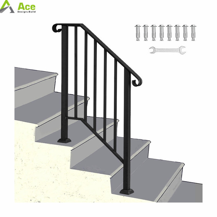 Ace Aluminium Balcony Railing Designs Picket Indoor Stair Railings Balcony Veranda Aluminum Railing