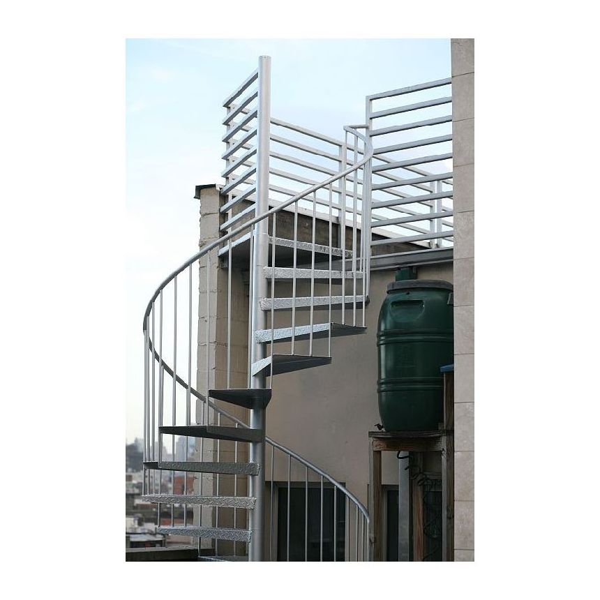 Spiral Staircase Outdoor Modern Staircase Design Steel Metal Staircase for Outdoor