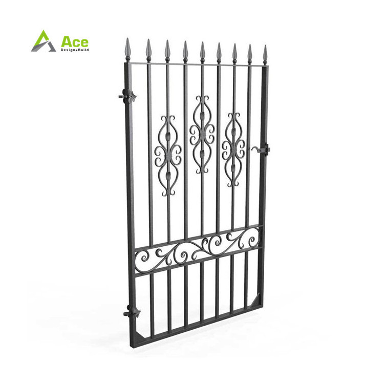 Ace Aluminum Railing System Aluminum Handrail Picket Railings Glass Balustrade Outdoor For Villa