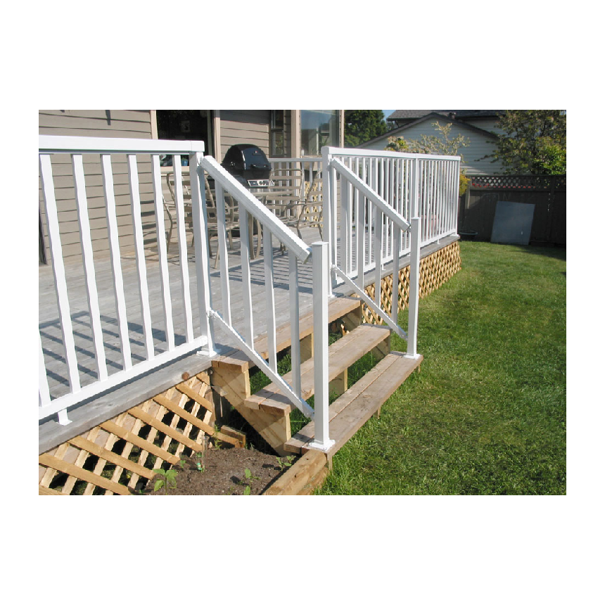 white plastic/aluminum or star pickets steel fencing for railing