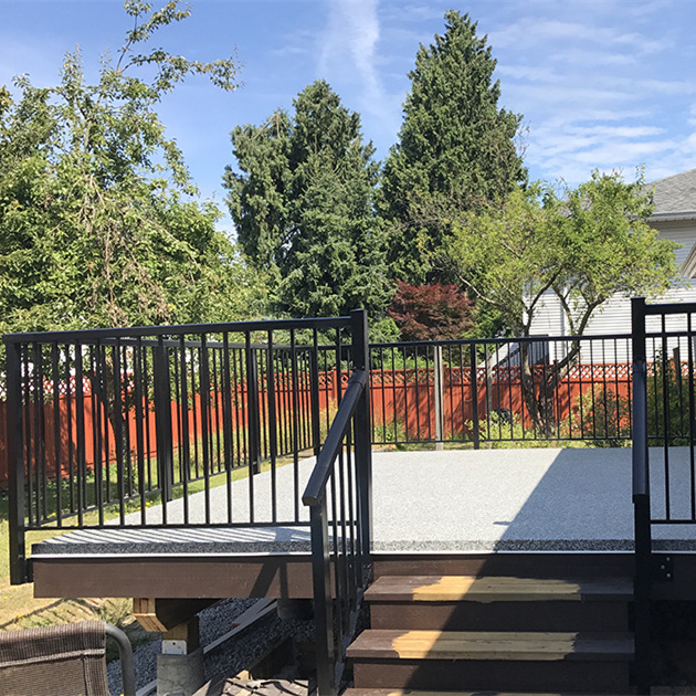 New Style DIY Install Aluminum Balustrades Deck Pickets Railing and Fence for Balcony