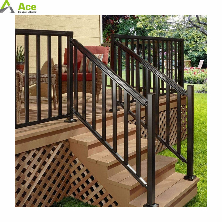 Ace Aluminum Deck Railing Balcony Railing Designs Picket Indoor Stair Railings Aluminum Stair Railing Design