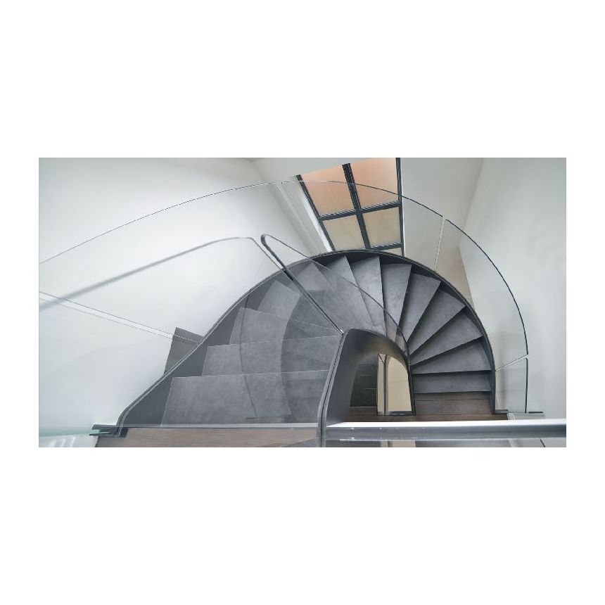 curved staircase for outside with kits