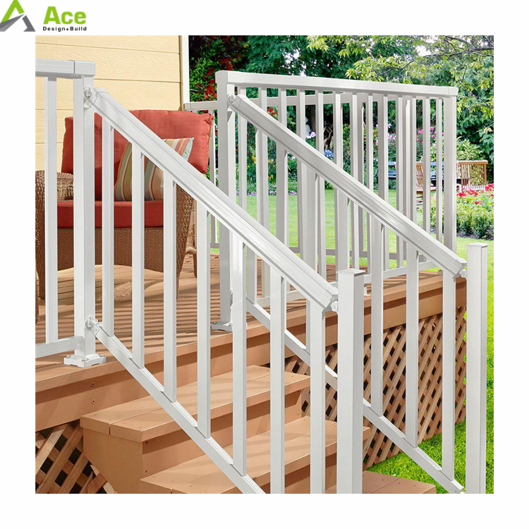 Ace New Style DIY Install Aluminum Balustrades Deck Pickets Railing and Fence for Balcony