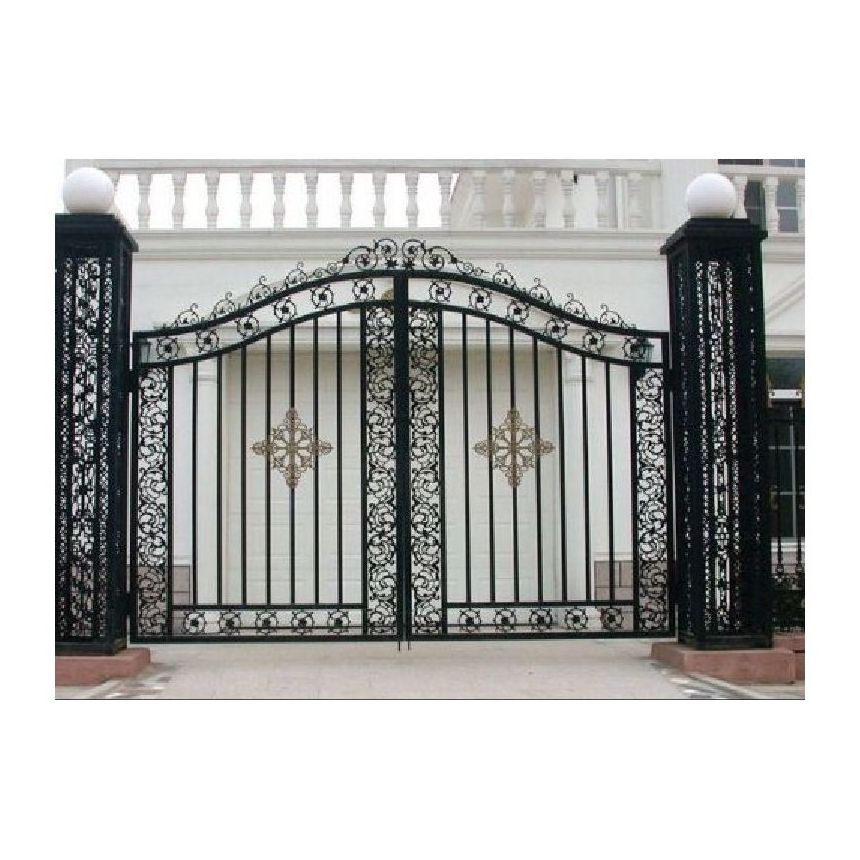 House Decoration Wrought Iron Main Gates Designs Simple Gate  Driveway Outdoor Main Gate Design